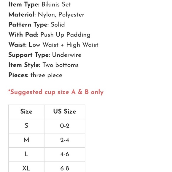 🆑DELETING SOON🆑 3 PIECE SWIM SUIT - Picture 8 of 8